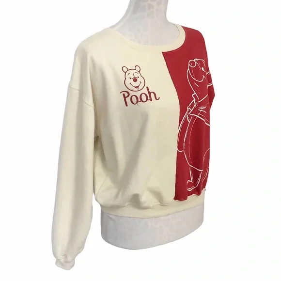 Disney Color Block Winnie the Pooh Sweatshirt - Picture 4 of 11
